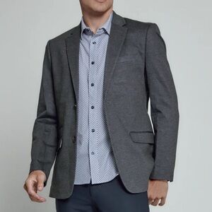 7 Diamonds Newport Blazer In Charcoal Men Sz Medium NEW with tags